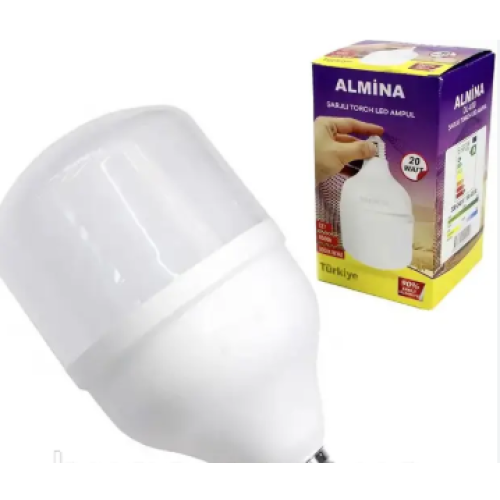 Аварийная лампочка 20 Вт Almina DL-020, цоколь Е27  Светодиодная лампа с аккумулятором  LED-лампочка 20W