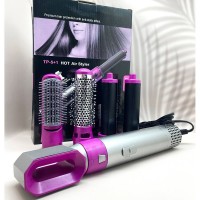 Стайлер фен – щетка TOP 5 в 1 Hot Air Styler для укладки волос с насадками (30)