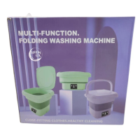 Стиральная машина портативная Mini Folding Washing Machine 6 литров, складная мини стиральная (18)