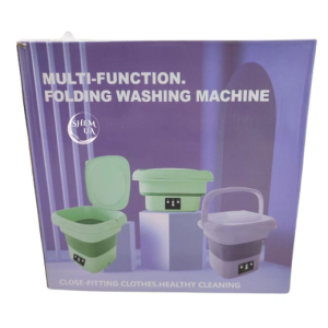 Стиральная машина портативная Mini Folding Washing Machine 6 литров, складная мини стиральная (18)