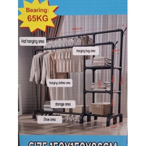 Полка стеллаж для одежды, Белая 190*159*26 см 1310 (8шт)