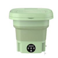 Стиральная машина портативная Mini Folding Washing Machine 6 литров, складная мини стиральная (18)