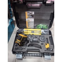 Аккумуляторный лазерный нивелир 3D-4D уровень со штативом\желтый в кейсе с пультом (5 шт)