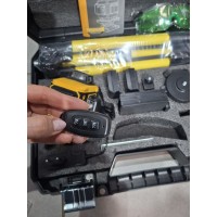 Аккумуляторный лазерный нивелир 3D-4D уровень со штативом\желтый в кейсе с пультом (5 шт)