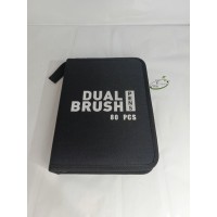 Маркеры двухсторонние акварельные 80 шт (24 упаковок)