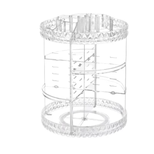 Органайзер для косметики вращающийся прозрачный Cosmet Ics Box Rot at Ive Rack Модель CX-288(32)