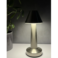 Настольный светильник для ресторана, отеля, бара, спальни K12/32 gold, red, silver, 3 режима света, USB Type-C (40)