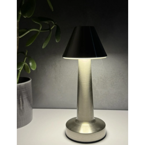 Настольный светильник для ресторана, отеля, бара, спальни K12/32 gold, red, silver, 3 режима света, USB Type-C (40)