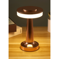 Настольный светильник для ресторана, отеля, бара, спальни K12/33 gold, red, silver, 3 режима света, USB Type-C(40)