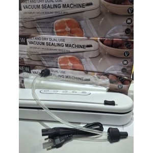 Домашний УНИВЕРСАЛЬНЫЙ вакуумный упаковщик пищи WET AND DRY DUAL USE, 610/611 вакууматор для еды, вакуумная упаковка (35). 384