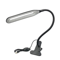 Настольная светодиодная USB лампа на прищепке 24 диода, гибкая(40)