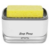Дозатор для моющего средства нажимной Soap pump and sponge(60)