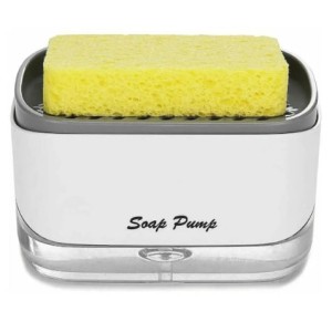 Дозатор для моющего средства нажимной Soap pump and sponge(60)
