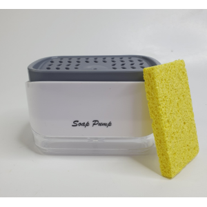 Дозатор для моющего средства нажимной Soap pump and sponge(60)