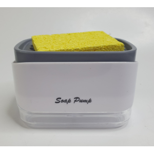 Дозатор для моющего средства нажимной Soap pump and sponge(60)