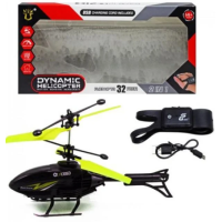 Детский игрушечный Вертолет на радиоуправлении Dynamic Helicopter Вертолет с гироскопом и светом