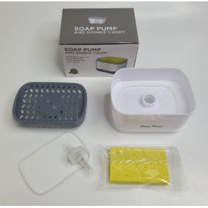 Дозатор для моющего средства нажимной Soap pump and sponge(60)