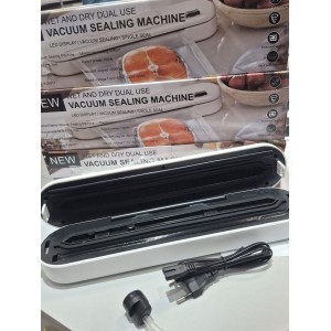 Домашний УНИВЕРСАЛЬНЫЙ вакуумный упаковщик пищи WET AND DRY DUAL USE, 610/611 вакууматор для еды, вакуумная упаковка (35). 384