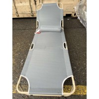Переносная алюминиевая раскладушка для дома и дачи с подушкой 180х60х30 см(8шт)