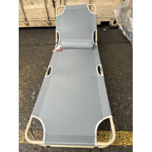 Переносная алюминиевая раскладушка для дома и дачи с подушкой 180х60х30 см(8шт)