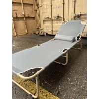 Переносная алюминиевая раскладушка для дома и дачи с подушкой 180х60х30 см(8шт)