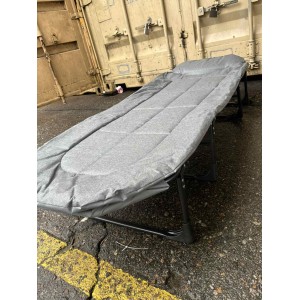 Шезлонг лежак кровать раскладная темно-серый.(4)