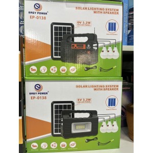 Фонарь Easy Power EP-0138 для кемпинга, переносная лампа с солнечной панелью(24)