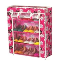 Шкаф для обуви тканевый цветной 60см*30см*107 см(12)