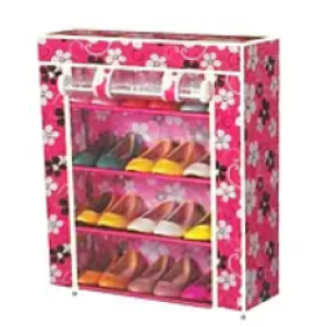 Шкаф для обуви тканевый цветной 60см*30см*107 см(12)