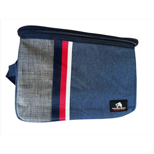 Стильная термосумка Golden Days на 10 л, для ланча, цвет серо-синий.