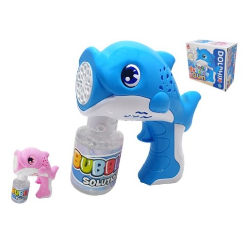 Мыльные пузыри пистолет Дельфин 15,8х18,5х7см(72)