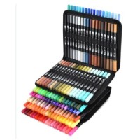 Маркеры двухсторонние акварельные 120 шт (12 упаковок)