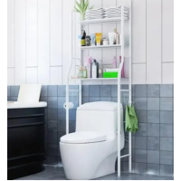 Полка-стеллаж напольная для туалета из нержавеющей стали153*45*25 см(10)