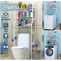 Полка-стеллаж напольная для туалета из нержавеющей стали153*45*25 см(10)