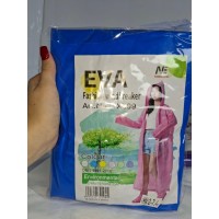 Плащ-дождевик на кнопках с капюшоном – универсальный оверсайз. (200)