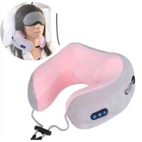 Массажная подушка для шеи с вибрацией и разминкой U-Shaped Massage Pillow Электрический массажер для шеи(40)
