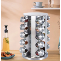 Набор для специй и приправ 20 стеклянных емкостей(9)