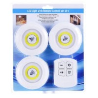 Светодиодный сенсорный ночник, набор 3 шт, с пультом LED light with Remote Control(80)
