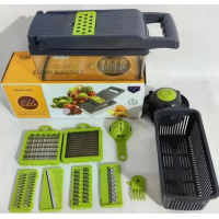 Овощерезка ручная Veggie Slicer 14в1 терка для овощей многофункциональная - скорость и удобство на кухне(32)