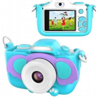 Детский фотоаппарат "Котик" с экраном и моментальной печатью Print Camera\ Интегрированные игры\ Предназначен для установки на штатив.