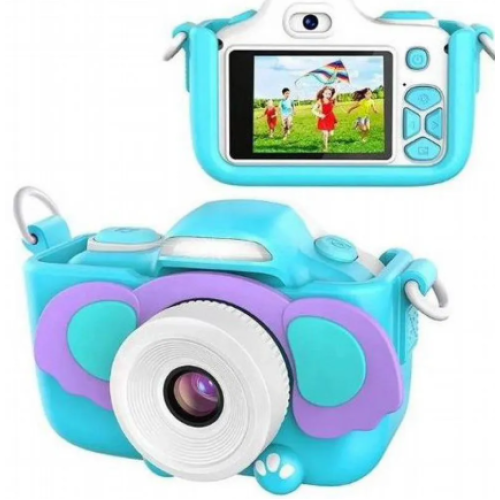 Детский фотоаппарат "Котик" с экраном и моментальной печатью Print Camera\ Интегрированные игры\ Предназначен для установки на штатив.