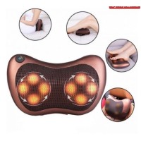 Массажная подушка с инфракрасным подогревом Massage Pillow QY-8028, роликовый масажер для спины и шеи(20)