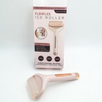 Охлаждающий роллер массажер для лица гелевый крио массаж Айс роллер Flbwles Ice roller розовый арт. 3330