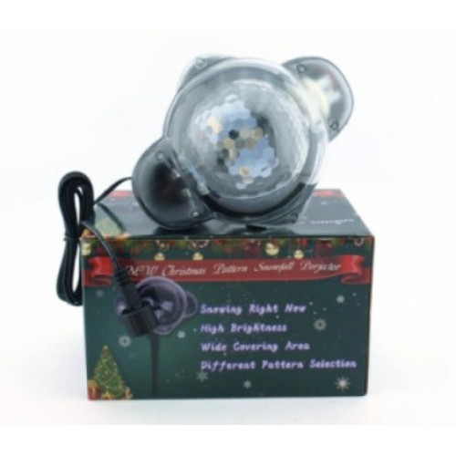 Проектор лазерный new christmas pattern snowfall projector 