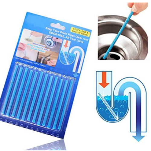 Палочки от засорения слива раковины и ванны Sani Sticks 12 шт(400 )