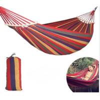 Тканевый гамак подвесной   80х200 см. Полотно красный