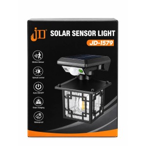 Фонарь уличный с датчиком движения JD-1579\J67 от солнечной батареи (48 шт)