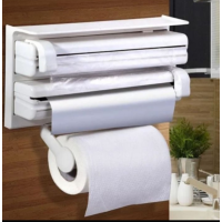 Кухонный диспенсер держатель полотенец пищевой пленки и фольги органайзер для кухни Triple Paper Dispenser 