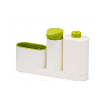 Органайзер для раковини ванної та кухні з дозатором мила Sink tidy set plus 