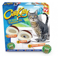 Котячий туалет CitiKitty Сіті Кітті набір для привчання кішки до унітазу (CitiKitty)